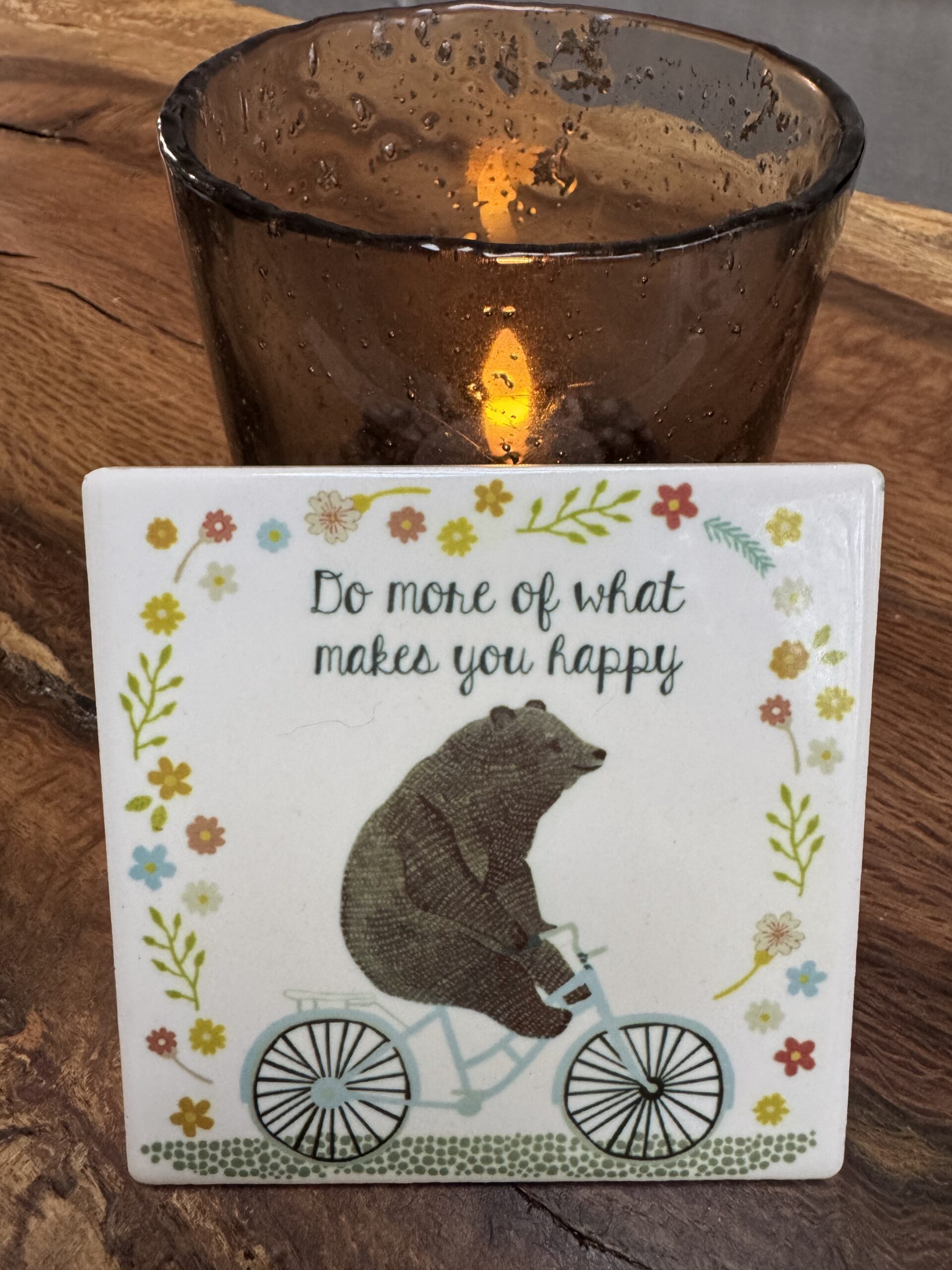 Cycling bear - Do more of what makes you happy